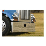 Peterbilt 379 18" Stainless Steel Box End Bumper