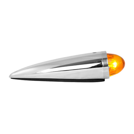 Classic incandescent cab light with regular glass lens