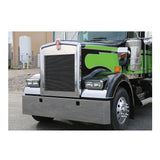 Kenworth W900L 20" Stainless Mitered End Bumper