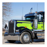 Kenworth W900 18" Stainless Mitered End Bumper