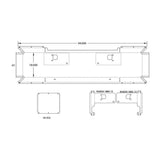 Kenworth W900 18" Stainless Mitered End Bumper