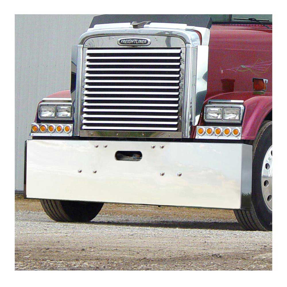 Freightliner Classic/Cabover (2003 & Earlier) 20" Stainless Mitered End Bumper
