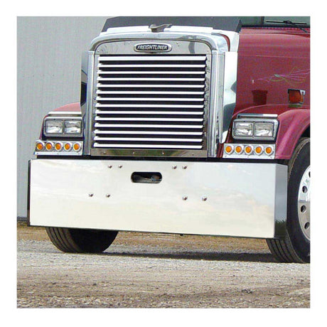 Freightliner classic/cabover (2003 and earlier) 20" stainless mitered end bumper