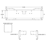 Peterbilt 379 20" Stainless Mitered End Bumper