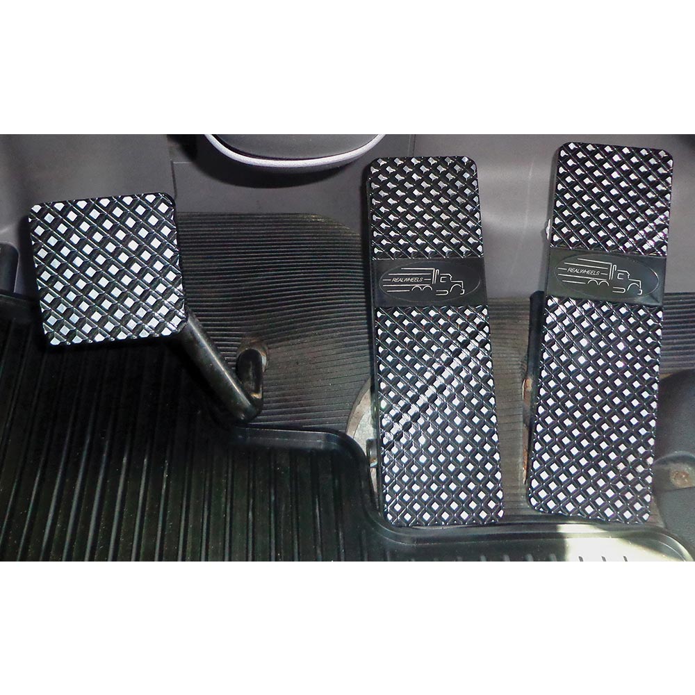 Peterbilt Black Diamond Billet Aluminum Pedal Set