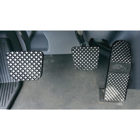 Peterbilt black billet aluminum pedal set for semi trucks (variant 2)