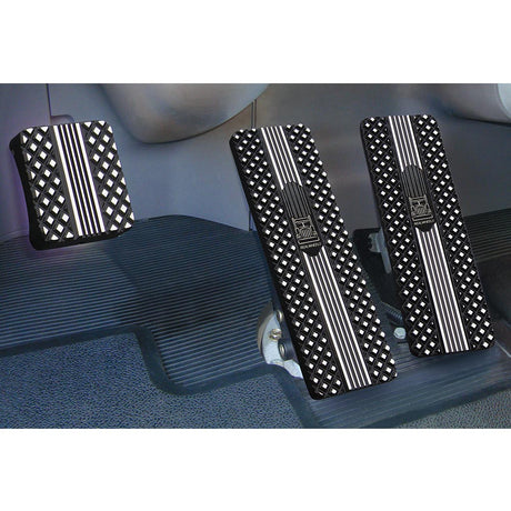Kenworth 1994-2006 black billet aluminum pedal set for semi trucks