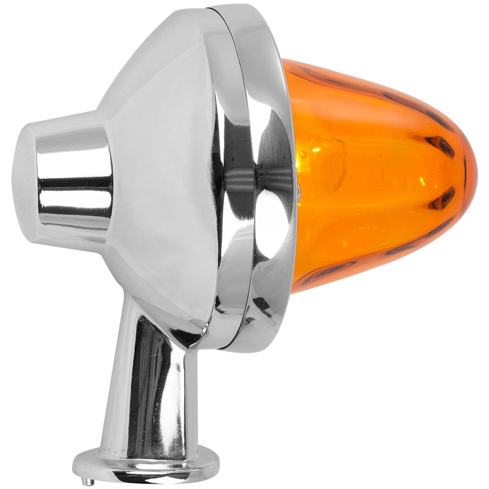 2-1/2" Amber Glass Honda Pedestal Light 1-1/8" Arm