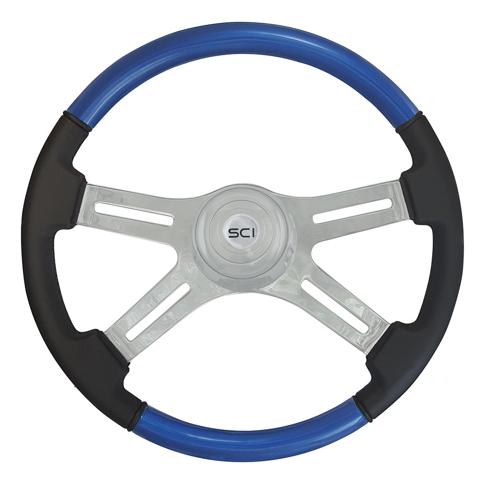 Classic Combo Blue Steering Wheel
