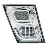 Volvo VN 2003-17 Chrome LED Fog and Daytime Running Lights