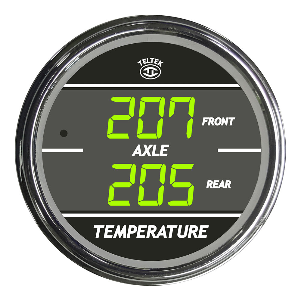 Dual Front and Rear Axle Temperature Gauge