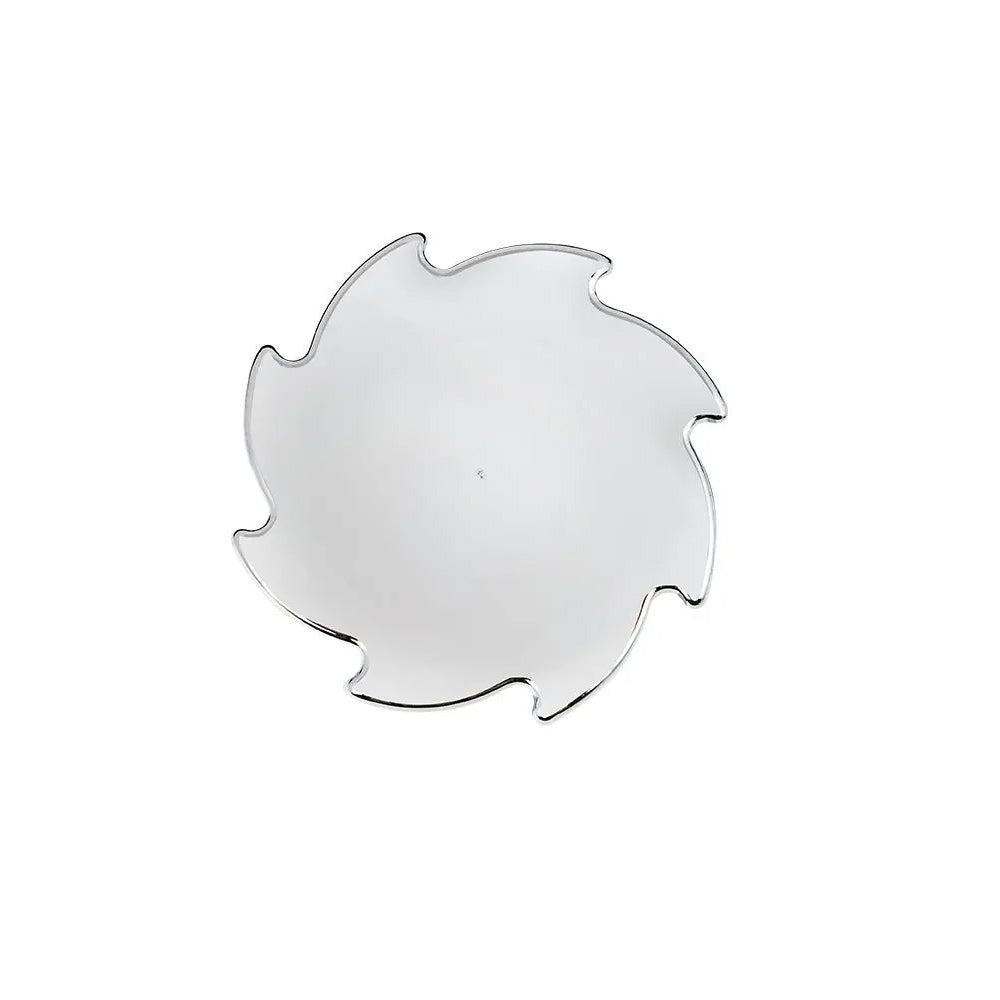 33mm x 3-1/2" Chrome Plastic Sonic Flat Top Nut Cover - Thread On