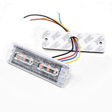6 LED Strobe Low Profile Amber Light Bar