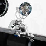 Chrome Bucking Horse Keychain, Bottle Opener