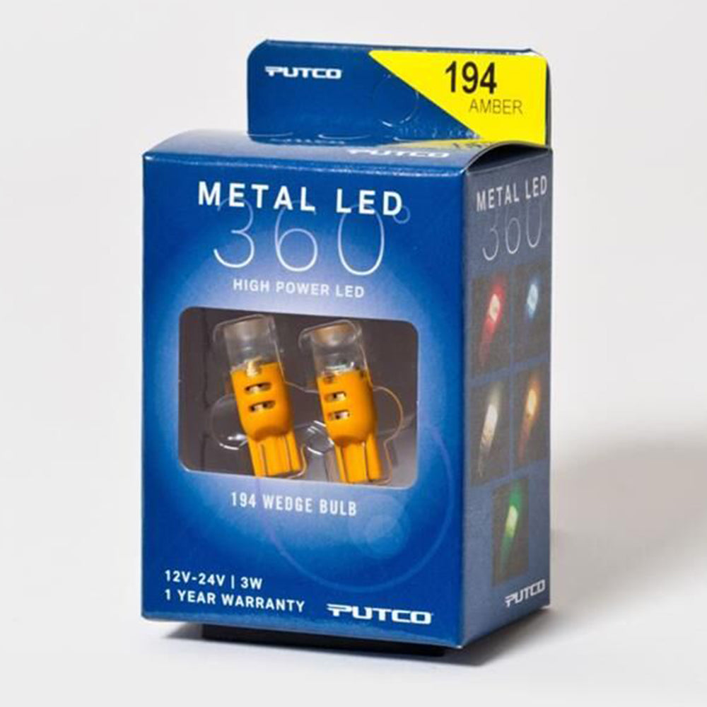 194 15-LED 360-Degree Metal Light Bulbs (PR)