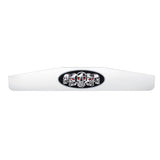 4" x 24" Chrome Mudflap Weight with Black Skull Emblem (EA)