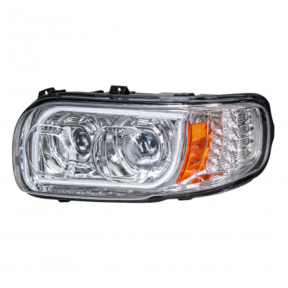 Peterbilt 388, 389, 567 Chrome LED Headlight