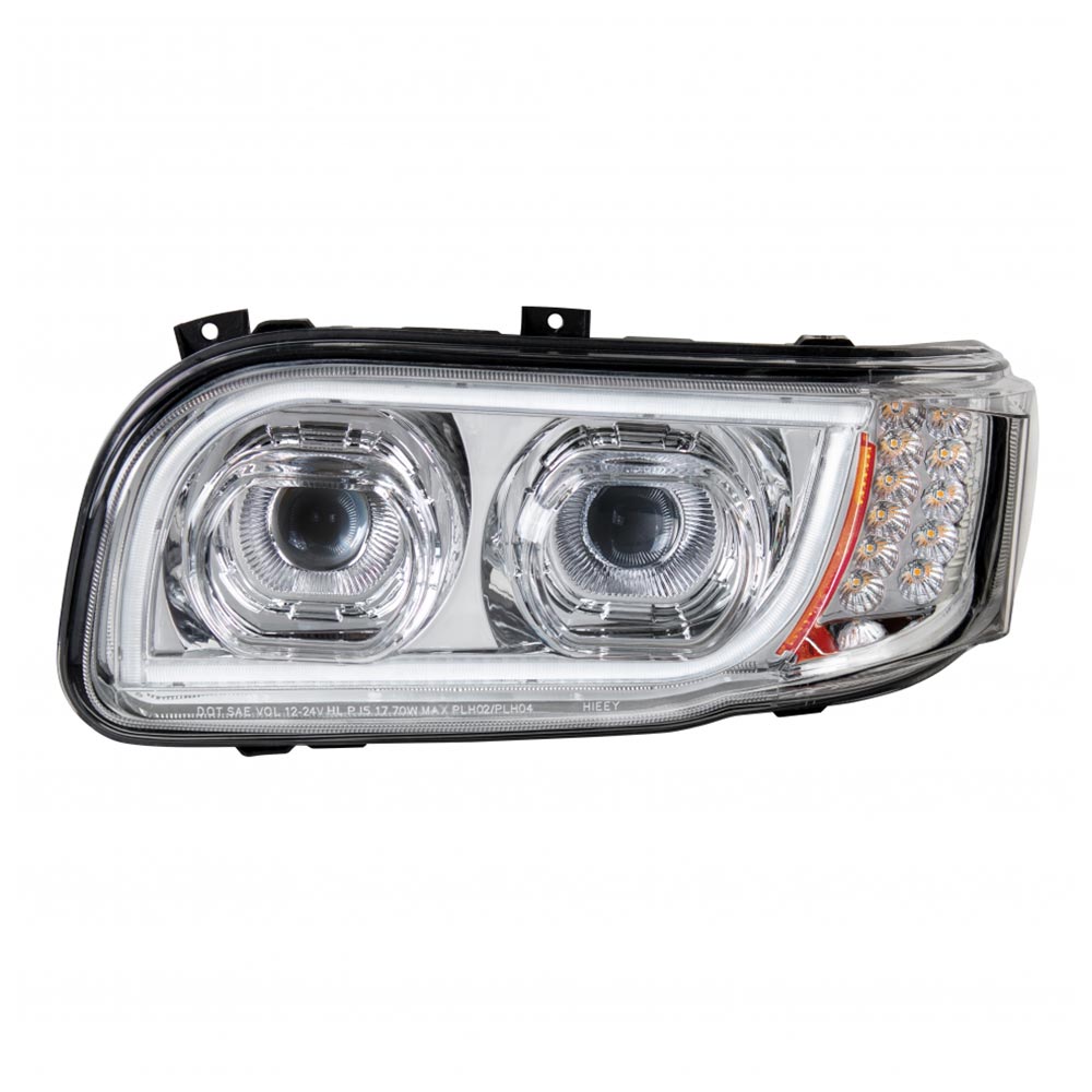 Peterbilt 388, 389, 567 Chrome LED Headlight