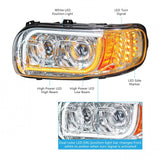 Peterbilt 388, 389, 567 Chrome LED Headlight