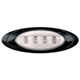 6-5/8" 4 LED Magnum 1 Marker Light with Black Bezel