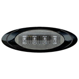 6-5/8" 4 LED Magnum 1 Marker Light with Black Bezel