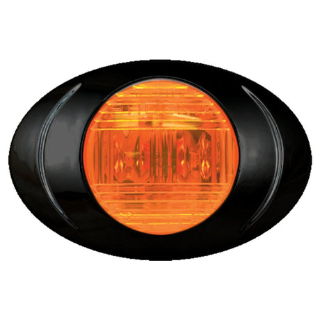 Another angle of 3" 2 LED Magnum 3 marker light with black bezel