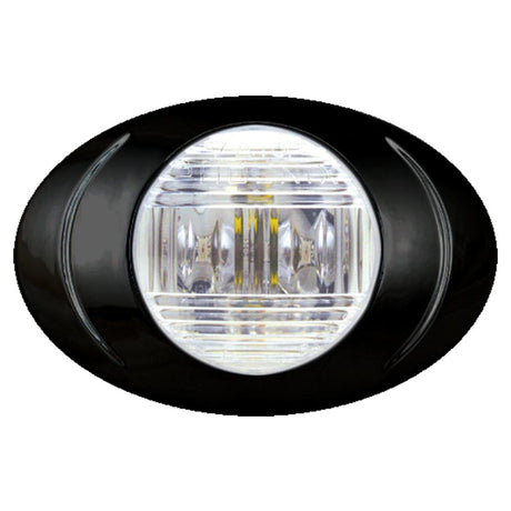 3" 2 LED Magnum 3 marker light with black bezel from another angle