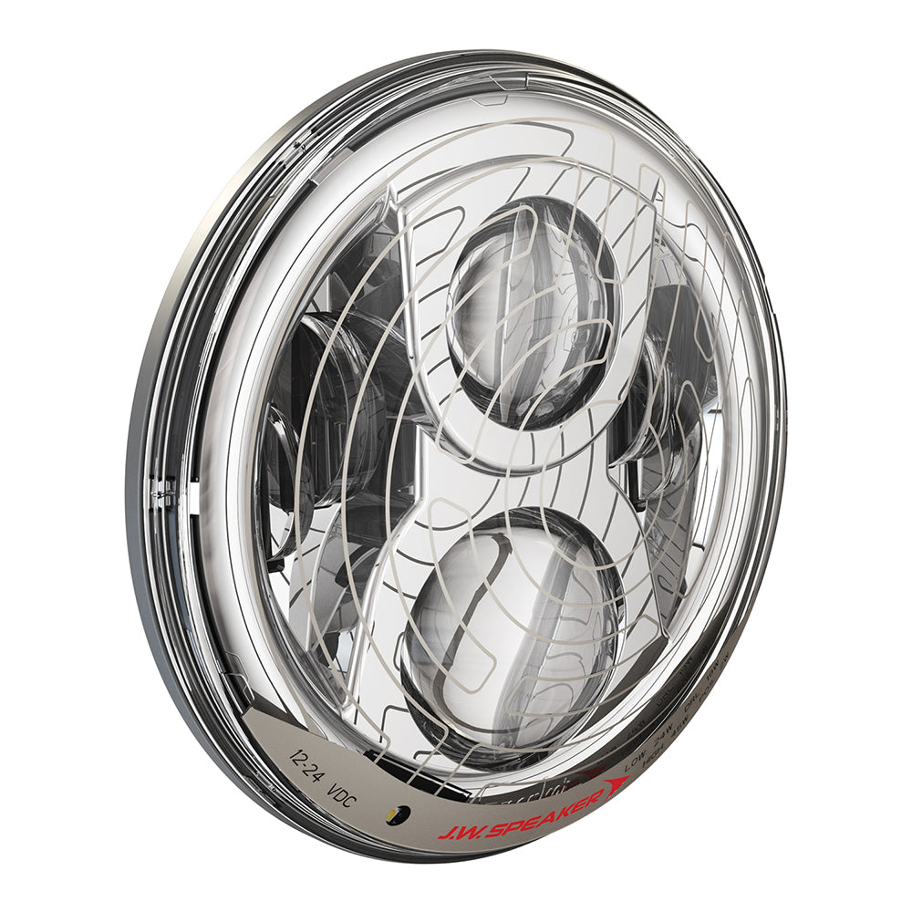7" 8700 Evo 2 Dual Burn Heated LED Headlight