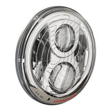 7" 8700 Evo 2 Dual Burn Heated LED Headlight