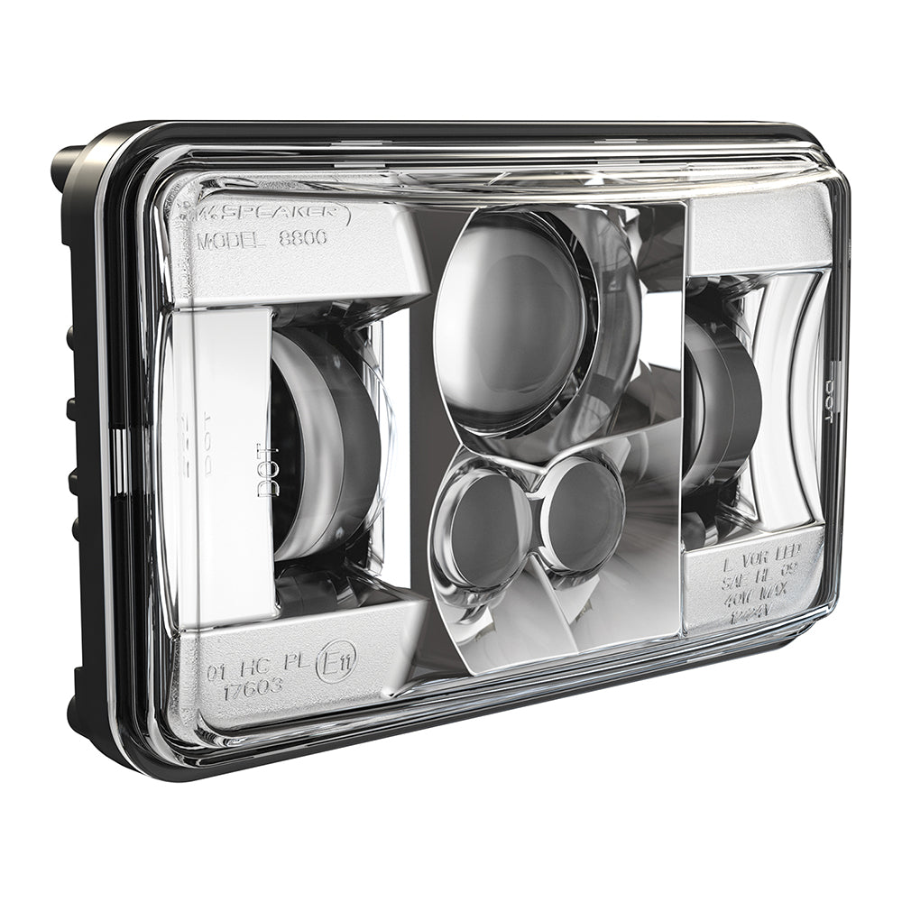 4" x 6" 8800 Evo 2 Low Beam LED Headlight