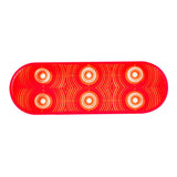 6" Oval 6 LED Sealed Highway Style Light