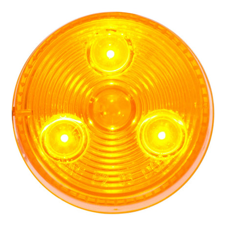 2" Round 3 LED sealed highway style light, closer view
