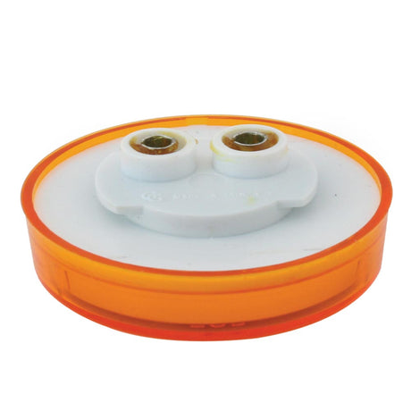 Close-up of 2" Round 3 LED sealed highway style light