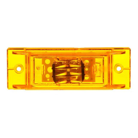 Amber LED rectangular marker clearance light