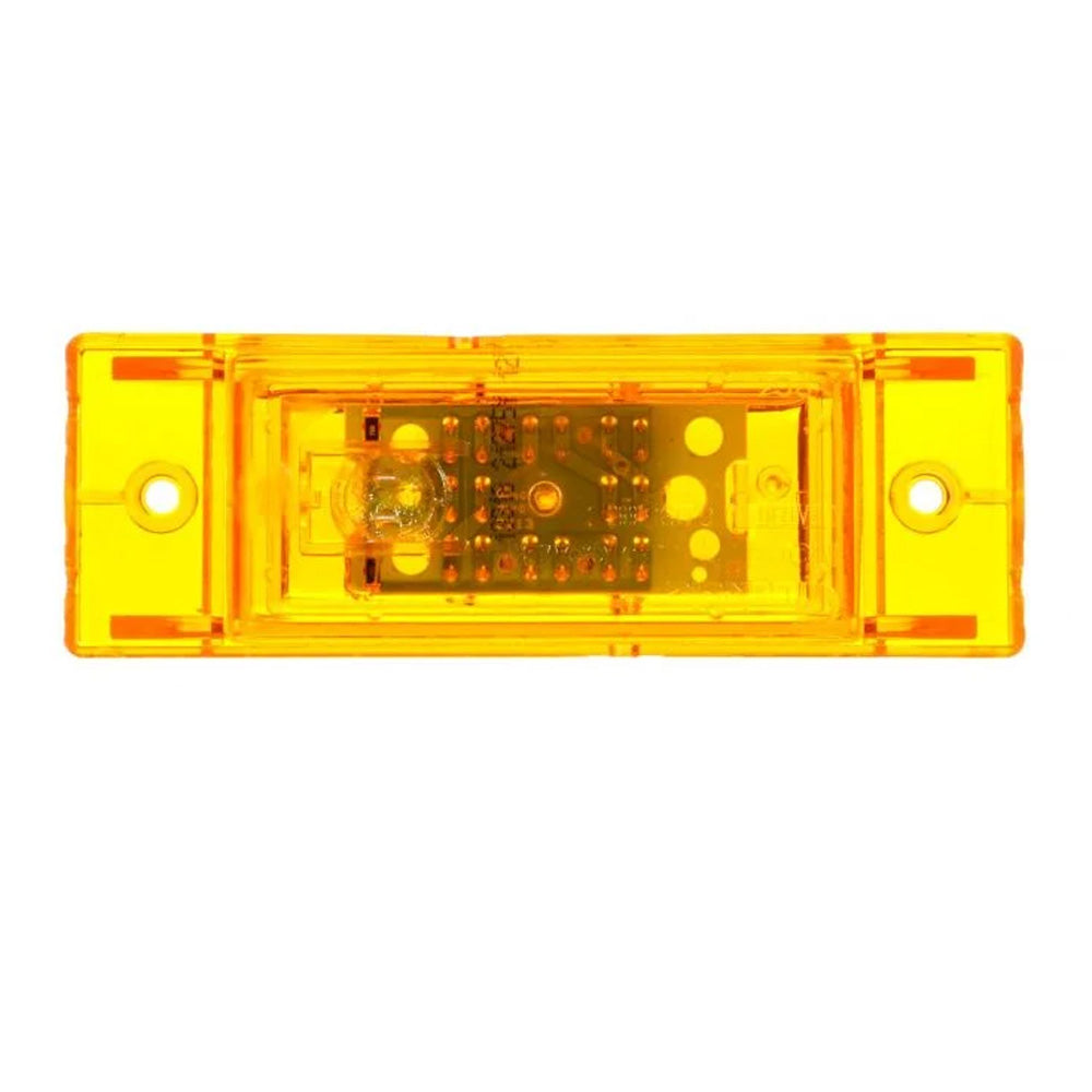 Amber LED Rectangular Marker Clearance Light