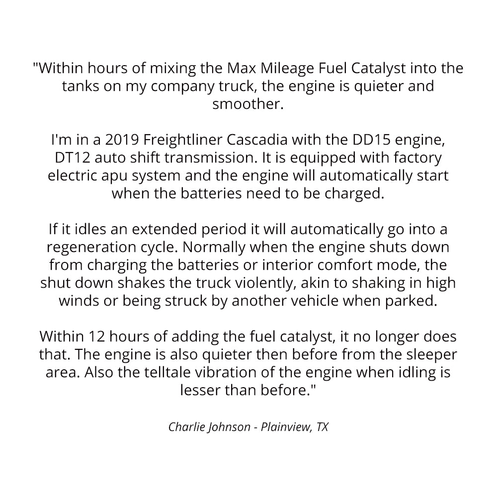 1 Gallon Max Mileage Fuel Borne Catalyst