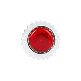 33mm Bullet Flat Top Nut Cover with Reflector - Thread On