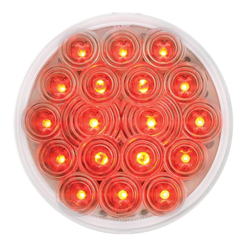 4" Round Fleet Style 18 LED Light