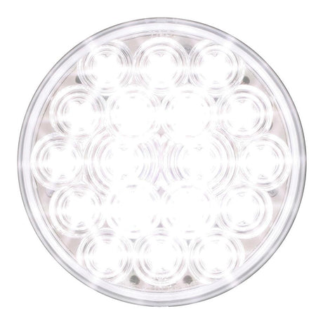 4" Round fleet style 18 LED light, detail