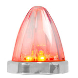 3-1/2" Watermelon LED Marker Light with SS Bezel