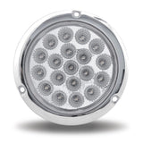 4" Red Stop/Tail/Turn Dual Revolution LED Light with Flange