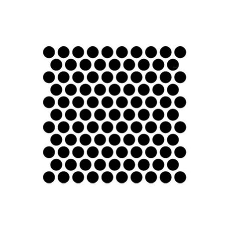 Peterbilt 386 large 7/16" circle punched grill, close-up