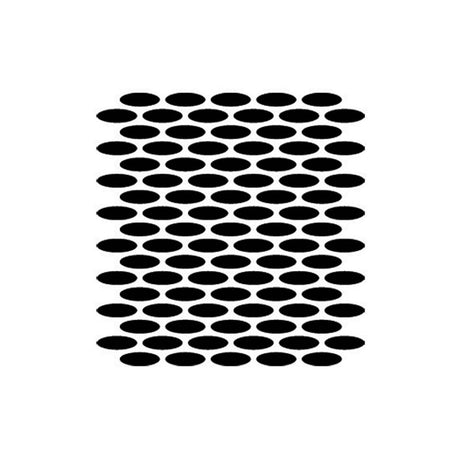 Peterbilt horizontal ovals punched grill, close-up
