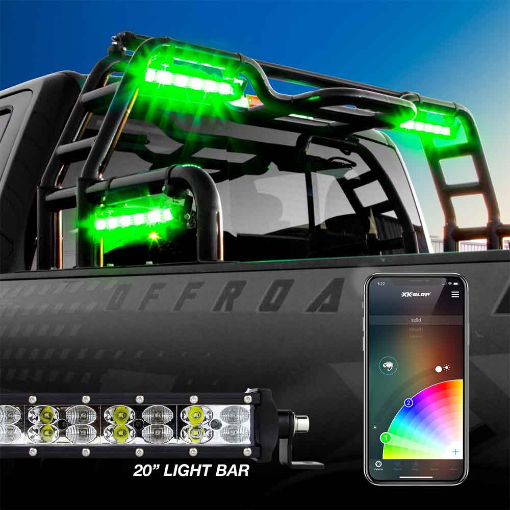20" RGBW Light Bar