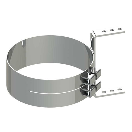 Peterbilt 389 7" stainless steel wide band clamp for semi trucks