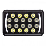 6" x 4" Rectangular 18 LED High/Low Beam Headlight