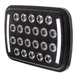 5" x 7" Rectangular 22 LED High/Low Beam Headlight