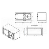 36" x 18" x 18" Cam-Lock Underbody Tool Box