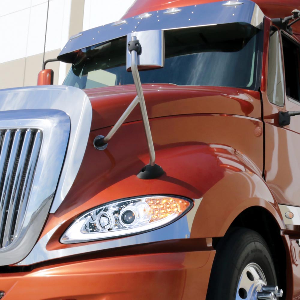 International Prostar Chrome Projection Headlight with LED Position and Turn Signal Lights