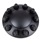Black ABS Front Axle Covers with 33mm Nut Covers
